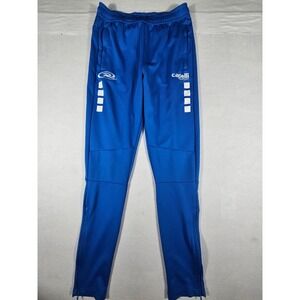 Capelli Sport Youth Large 14-16 Soccer Training Pants Blue Track Joggers Zip Leg
